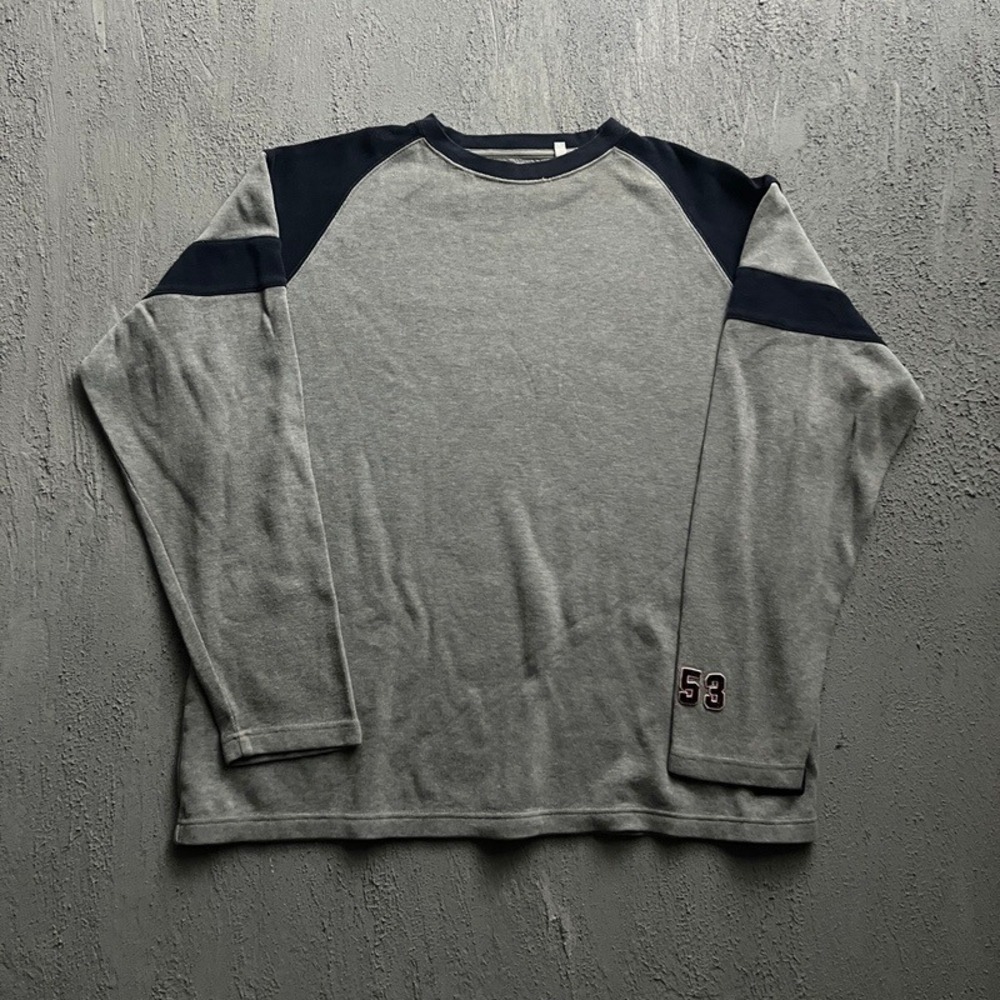 Vintage Levis Red Tab Long Sleeve Shirt XL Grey 2000s Y2K Raglan
